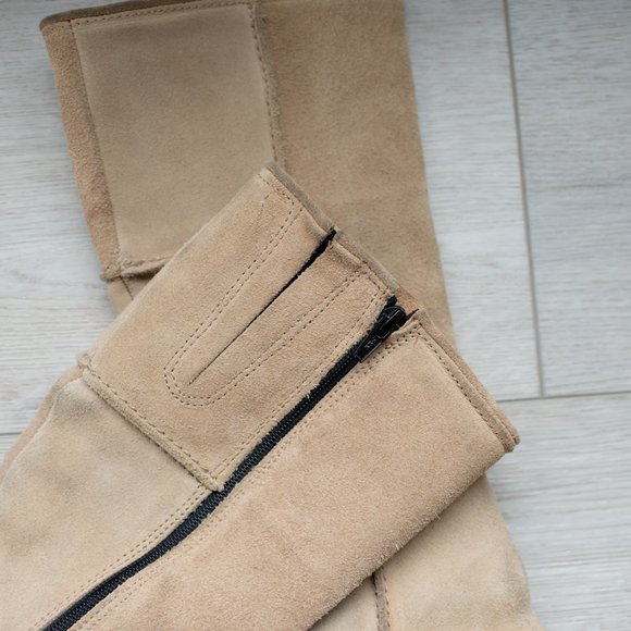 Suede tall boots made in Spain SZ 37 - Picture 14 of 16